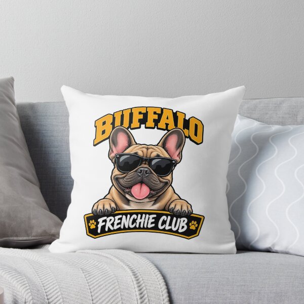 Item preview, Buffalo Frenchie Club – Cute French Bulldog Design for Buffalo Dog Owners designed and sold by LazyOwlStore.