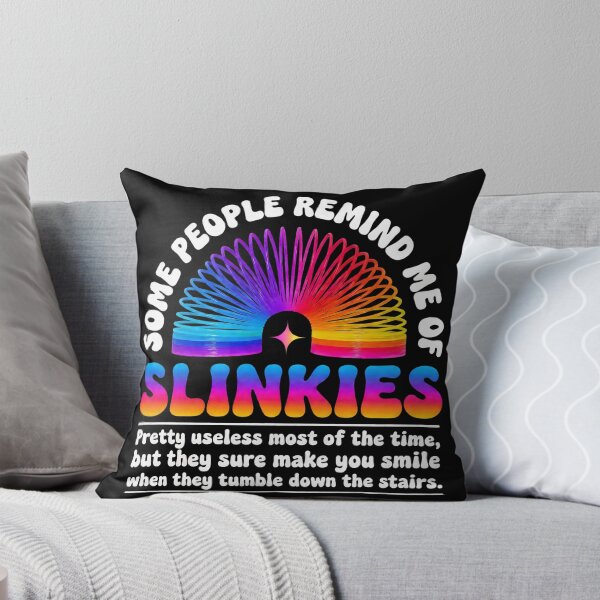 Item preview, Slinkies Pretty Useless Most Of The Time Funny Retro Toy Pun designed and sold by Per My Last Nerve Studio.