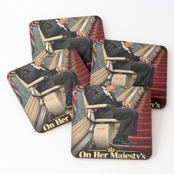 Item preview, on her majesty's secret stairlift, designed and sold by halibutgoatramb.