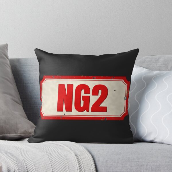 Item preview, NG2 - Vintage Red Nottingham Street Sign designed and sold by Rebel Rewind.