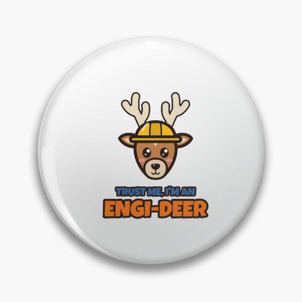 Item preview, Trust Me, I'm an Engi-Deer - Hard Hat Deer Engineer designed and sold by SailWolf--.