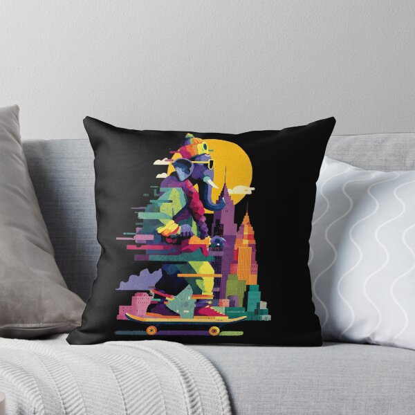 Item preview, Ganesha Urban Glide Vision – Colorful Skateboard Street Art designed and sold by PANNARUK .