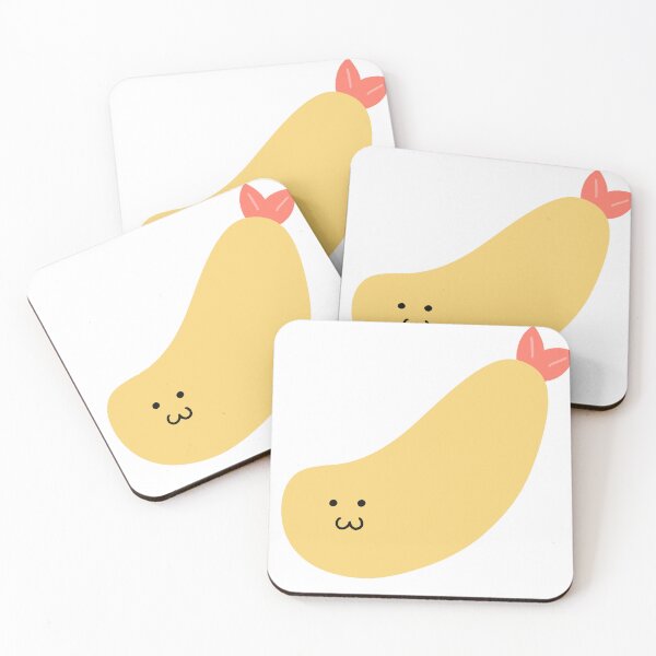 Item preview, Happy Fried Shrimp Tempura Food Mascot designed and sold by raun.draw.