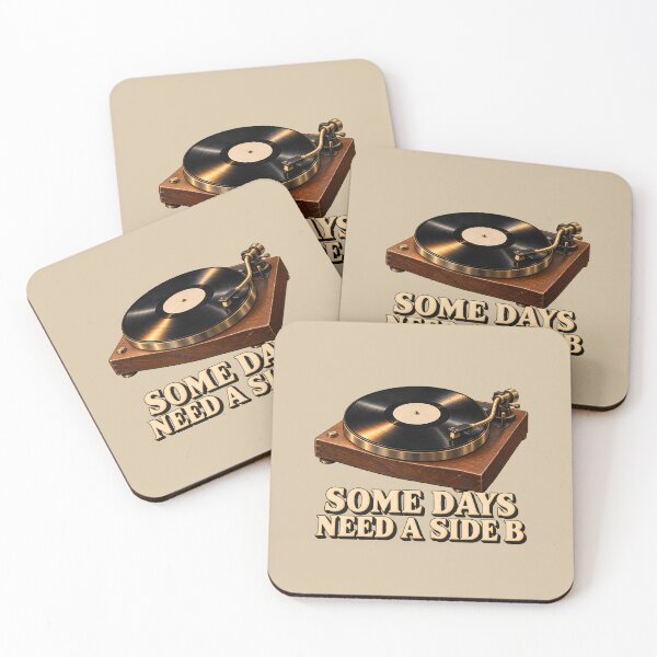 Item preview, Some Days Need a Side B – Vintage Vinyl Turntable designed and sold by VioVibe.