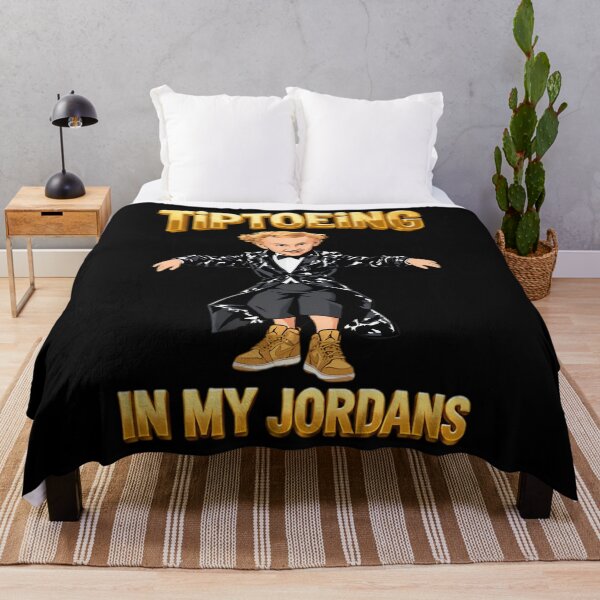 Item preview, Tiptoeing In My Jordans Funny Sneaker Meme designed and sold by stershopepie.