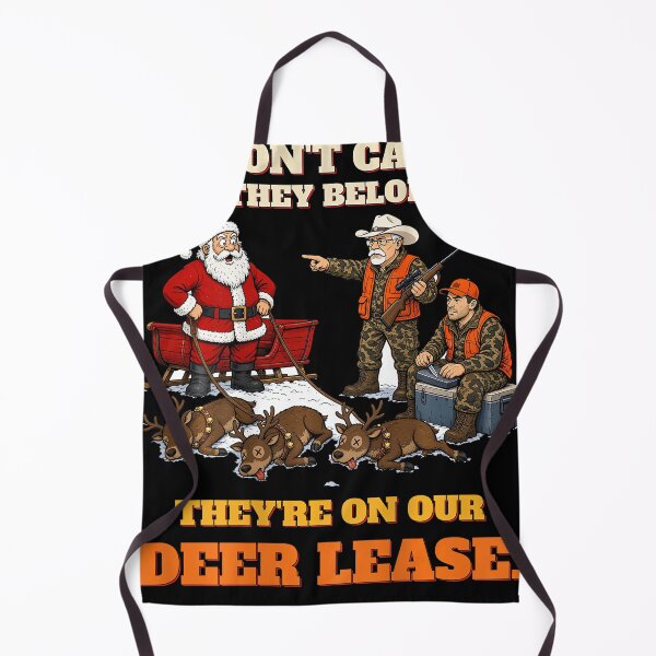 Item preview, Santa Deer Lease Funny Hunting Christmas Humor designed and sold by linendaust.