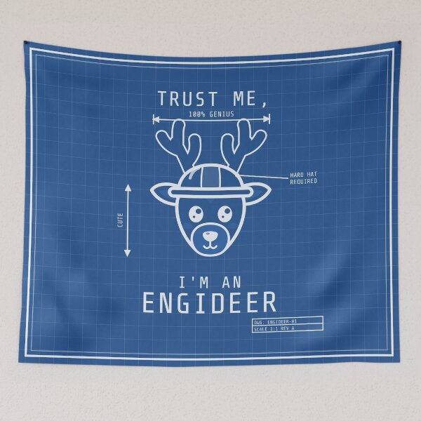 Item preview, Trust Me, I'm an Engideer - Blueprint Deer designed and sold by SailWolf--.