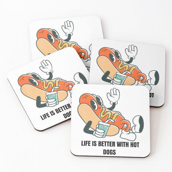 Item preview, Life Is Better With Hot Dogs – Funny Hot Dog Lover Design designed and sold by walbayzon.
