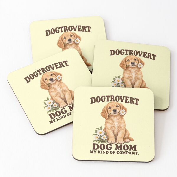 Item preview, Dogtrovert Dog Mom Golden Retriever with Daisies – Cozy Birthday Gift for Dog Lovers designed and sold by Im-Ara.