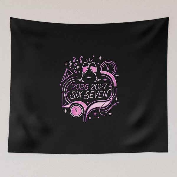 Item preview, Minimalist Line Art Six Seven new year designed and sold by nvrprooo.