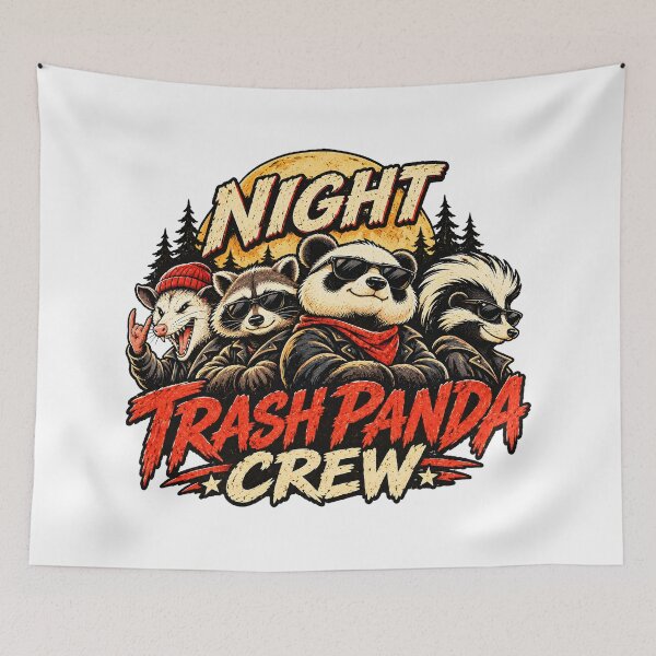 Item preview, Night Trash Panda Crew designed and sold by TOMSZE.