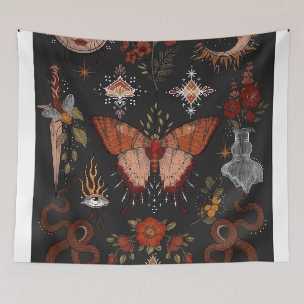 Item preview, Mystical Celestial Butterfly & Serpent | Dark Alchemy designed and sold by MR LOVICE.