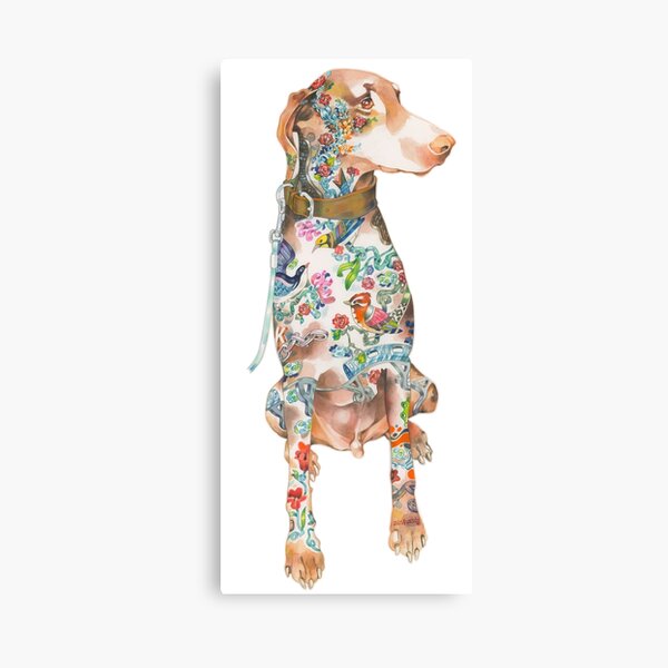 Kingsley Gets Inky Canvas Print