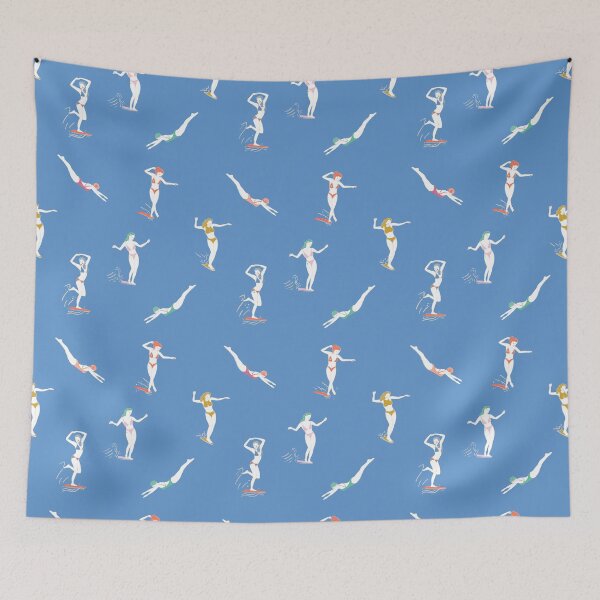 Item preview, SURFING AND SWIMMING GIRLS designed and sold by tizicav.