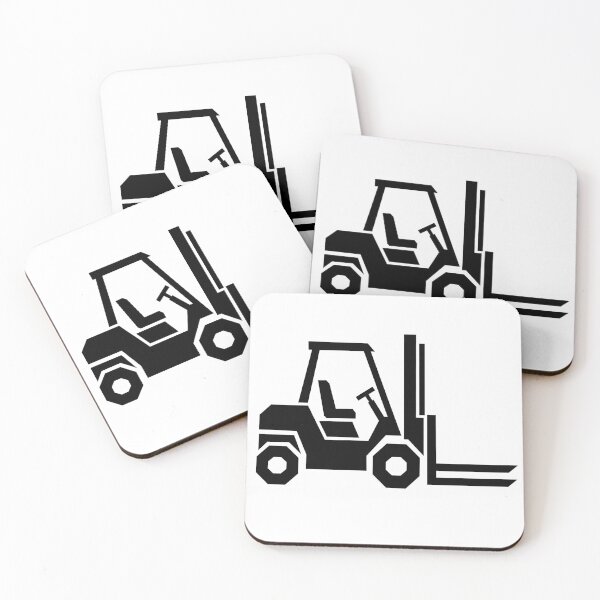 Item preview, Forklift at Work – Geometric Industrial Vehicle designed and sold by matybrak.