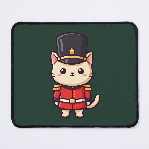 Item preview, Nutcracker Cat Christmas Soldier designed and sold by Rariks.