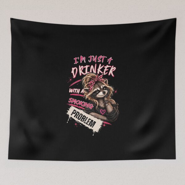 Item preview, Sassy Raccoon Girl with Pink Bow  Women’s Graphic designed and sold by Creative-Sanc.