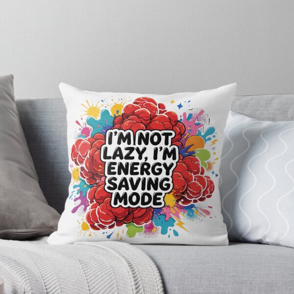 Item preview, I'M NOT LAZY, I'M IN ENERGY SAVING MODE : FUNNY DESIGN POP ART  designed and sold by Mahesh  Tolani.