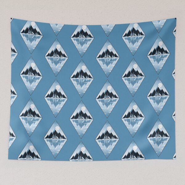 Item preview, Frozen Wilderness – Arctic Fox and Icy Mountains designed and sold by T-ShirtTerrace.