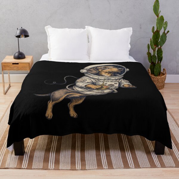 Item preview, Funny Dachshund Dog Astronaut in Space designed and sold by No Excuses Supply.