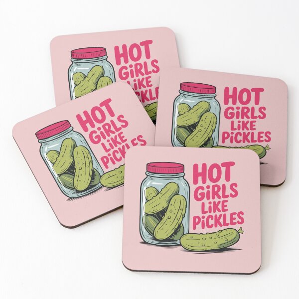 Item preview, Hot Girls Like Pickles Who Loves Pickles  designed and sold by MalwasBasket.
