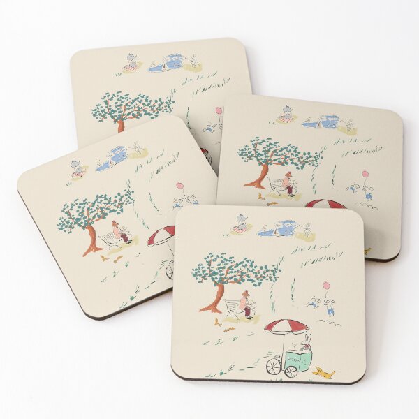 Item preview, Vintage Bemelman-Inspired Central Park Matching designed and sold by wilkinson69.