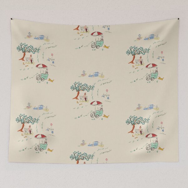 Item preview, Vintage Bemelman-Inspired Central Park Matching designed and sold by wilkinson69.