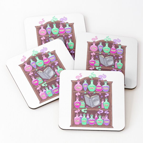 Item preview, WITCH Apothecary Shelf - Kawaii Surreal Halloween Potion Art designed and sold by jrzvibe.