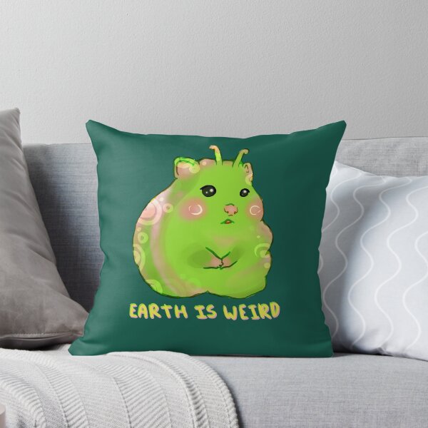 Item preview, Earth is weird | Cute Alien Hamster designed and sold by pinkybat.