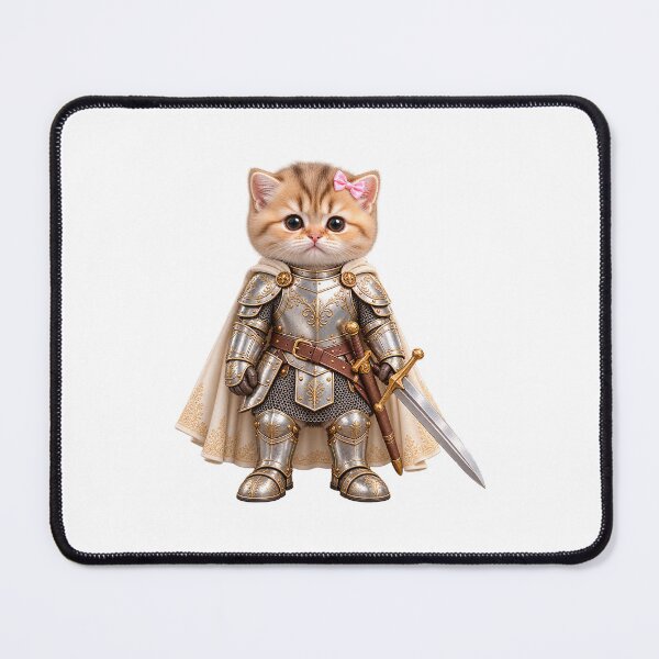 Item preview, Knight Kitten - Warrior cat - Meme cat designed and sold by t-patterns.