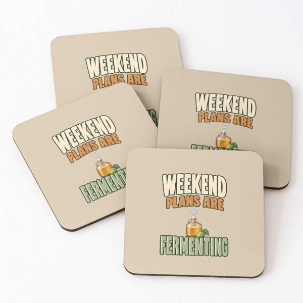 Item preview, Weekend Plans Are Fermenting — Funny Homebrewing Design designed and sold by VioVibe.