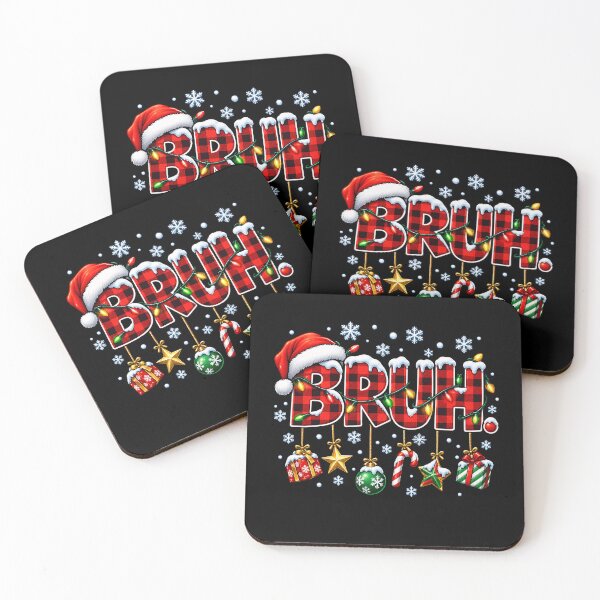 Item preview, Funny Christmas Bruh Design with Holiday Decorations designed and sold by rafaeltto.