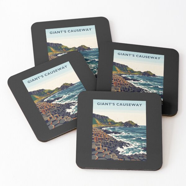 Item preview, Giants Causeway – Vintage Northern Ireland Travel Poster designed and sold by Odd World.