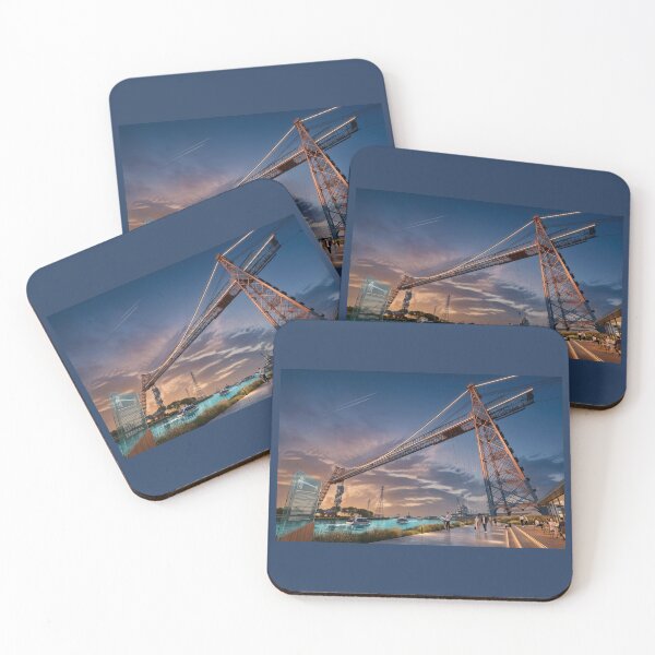 Item preview, Newport Transporter Bridge - Industrial Twilight designed and sold by ArtworkNorth.