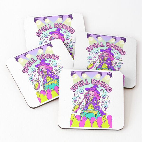 Item preview, SPELL BOUND Witch Concert - Synthwave Kawaii Halloween Art designed and sold by jrzvibe.