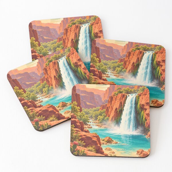 Item preview, Vintage Havasu Falls Arizona designed and sold by Imaginationbeyond.