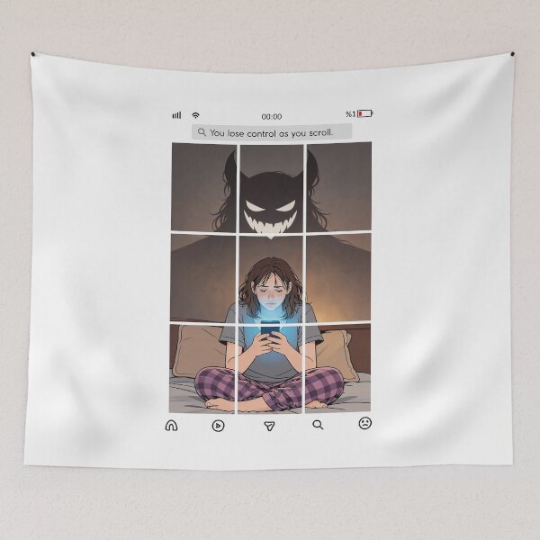 Item preview, You lose control as you scroll designed and sold by MoodleDoon.