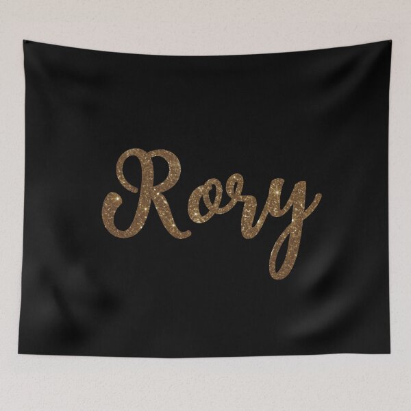 Item preview, Rory Golden Sparkly Personalised Name Design designed and sold by CamilasPrints.