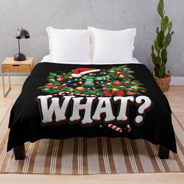 Item preview, Funny Black Cat What Surrounded by Christmas Cheer designed and sold by rafaeltto.