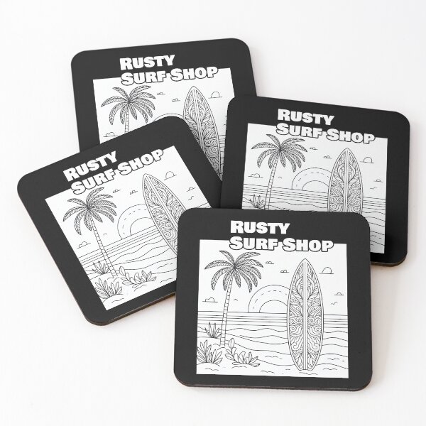 Item preview, Rusty Surf Shop designed and sold by SaltCraft.