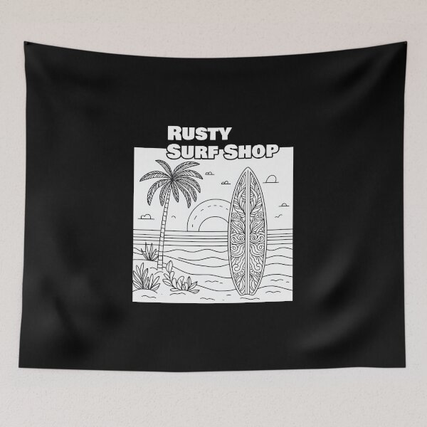 Item preview, Rusty Surf Shop designed and sold by SaltCraft.