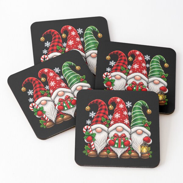 Item preview, Festive gnomes with gifts and candy canes design designed and sold by rafaeltto.