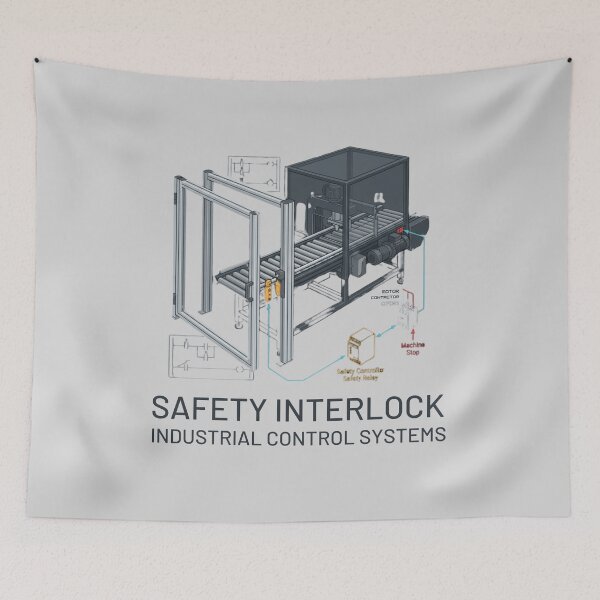 Item preview, Industrial Safety Interlock Control Systems Design designed and sold by Amr Darwish Graphic designer.