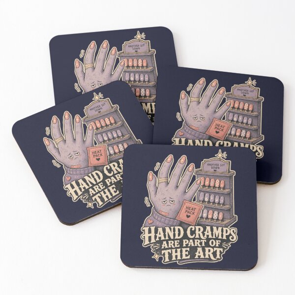 Item preview, Hand Cramps Are Part Of The Art Shirt, Funny Nail Tech T-Shirt, Nail Artist Humor Tee, Manicurist Gift Shirt, Vintage Tired Hand Graphic designed and sold by TshirtsLabs.