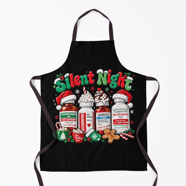Item preview, Silent Night Holiday Medicine Christmas Design designed and sold by rafaeltto.