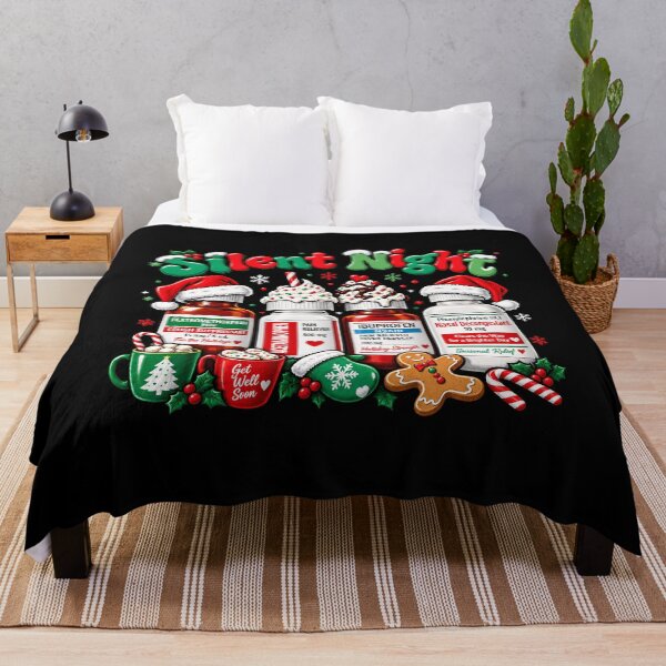 Item preview, Silent Night Holiday Medicine Christmas Design designed and sold by rafaeltto.