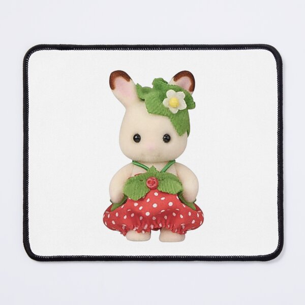 Item preview, Sylvanian Families Strawberry Bunny Cottagecore Design designed and sold by yuennbunn.