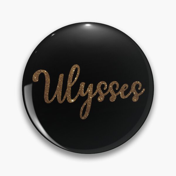 Item preview, Ulysses Golden Sparkly Personalised Name Design designed and sold by CamilasPrints.