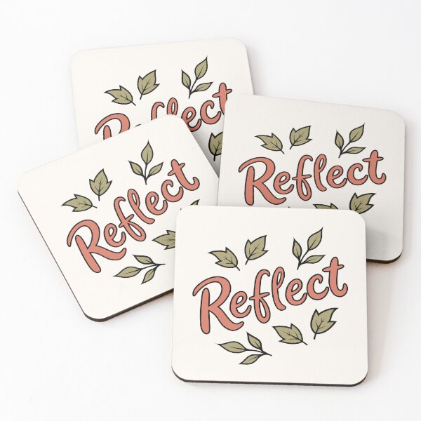 Item preview, Reflect Autumn Vibe Fall Colours Typography Botanical Leaf designed and sold by Ink Ripple Whispers.