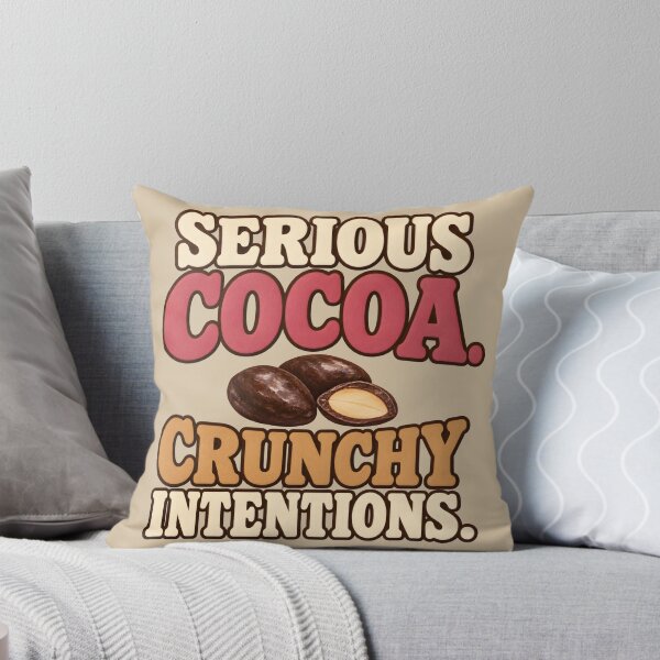 Item preview, Serious Cocoa. Crunchy Intentions. — Dark Chocolate Almond Design designed and sold by VioVibe.